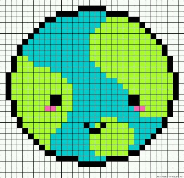 Рисунки по пикселям легкие