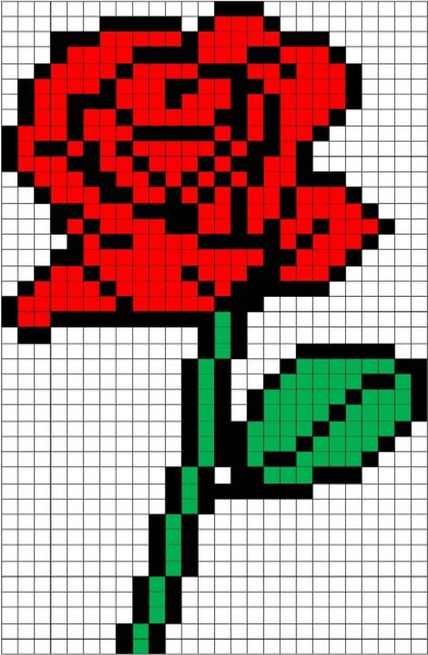 Рисунки погтьклеточкам