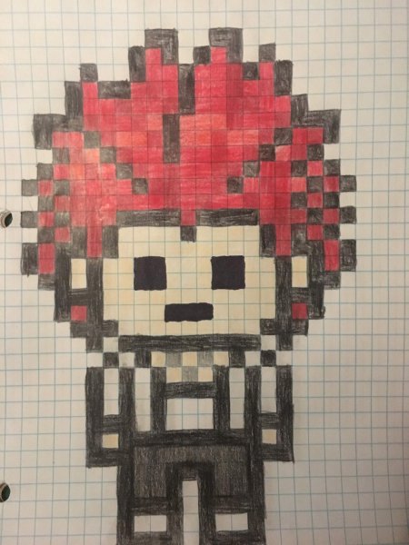 Леон Кувата пиксель арт