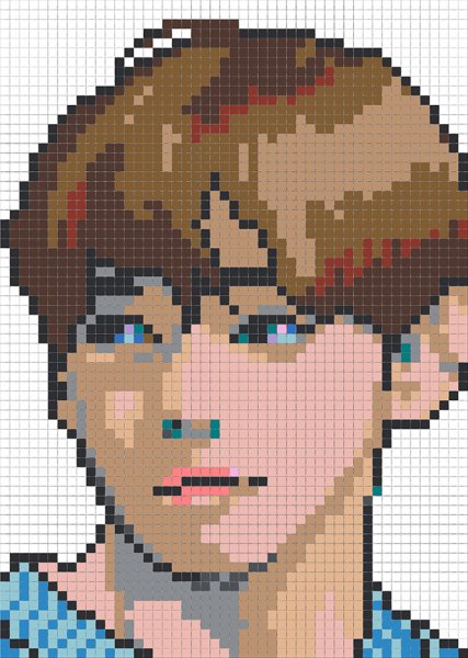 БТС пиксель арт