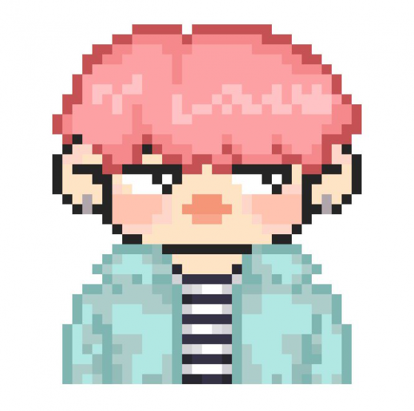 Рисование по клеточкам BTS