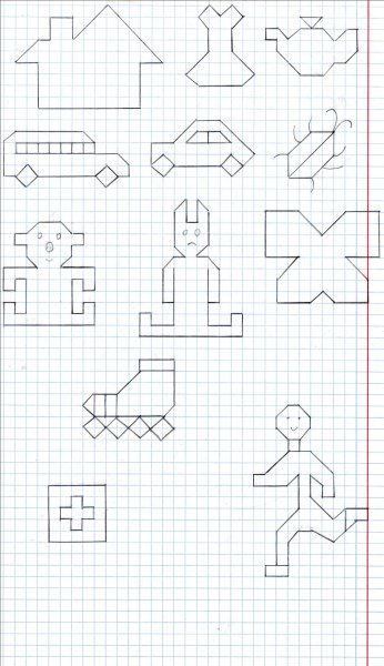 Задание для дошкольников математический диктант