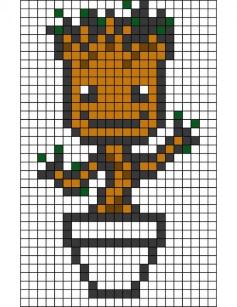 Рисунки по клеточкам