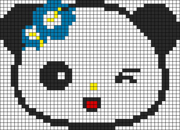 Рисунак пода по клетачка