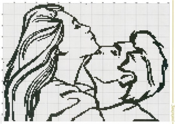 Вышивка для влюбленных