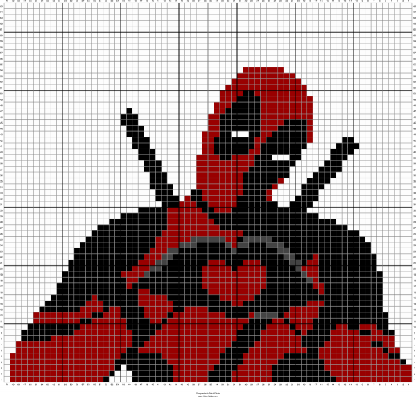 Пиксель арт Танос