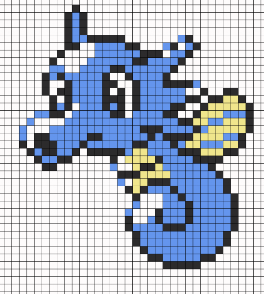 Рисунки по клеточкам покемоны