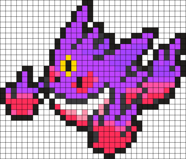 Рисование по клеточкам в тетради покемоны