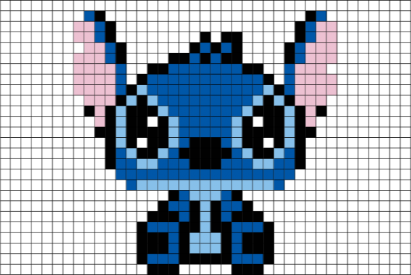Пиксельное рисование по клеточкам