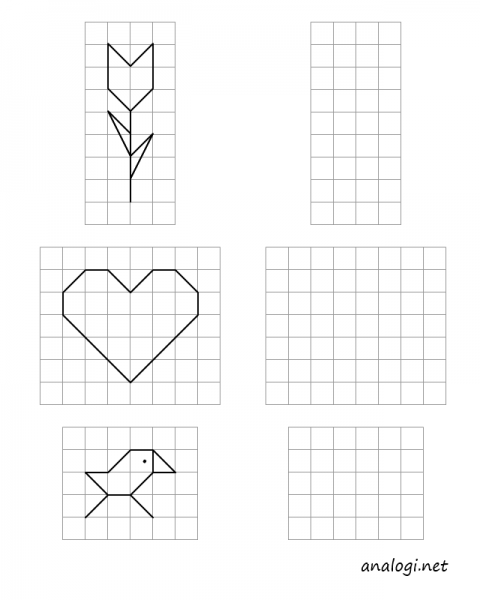 Рисование. Потклетоскам для детей