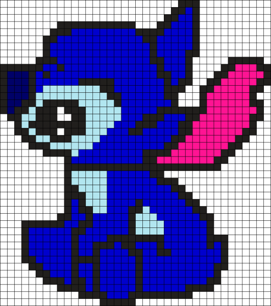 Рисунки по клеточкам персонажи