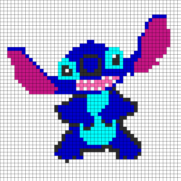 Стича по клеткам