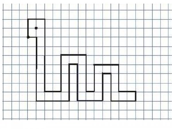 Рисование по клеточкам в тетради карандашом