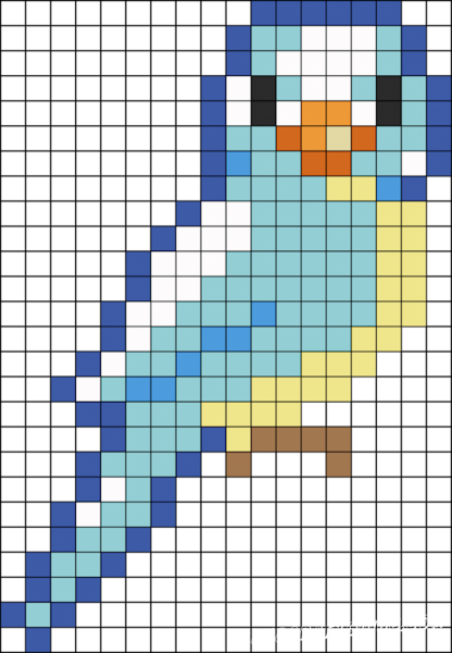 Схемы по клеточкам маленькие