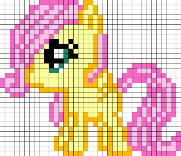 Клеточная пони рисунки