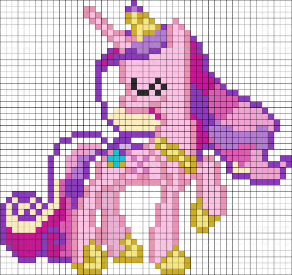 Рисунки по клеткам для девочек