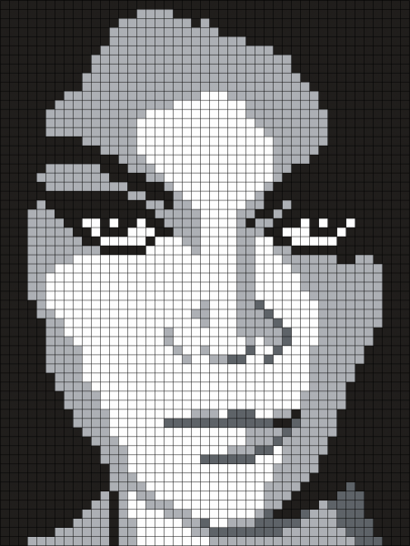 Человек по клеточкам