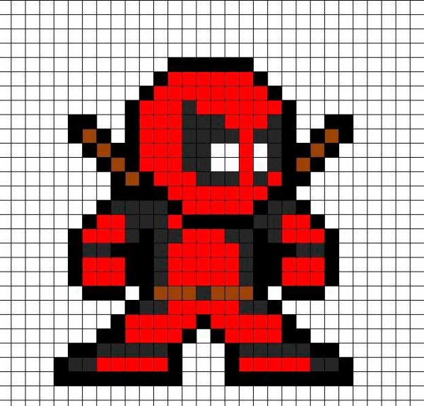 Рисунки по клеточкам для мальчиков