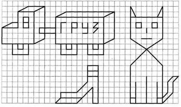 Рисунки в чертежнике