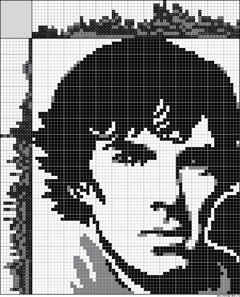 Портреты в клеточку