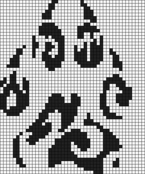 Узоры по клеточкам в тетради сложные