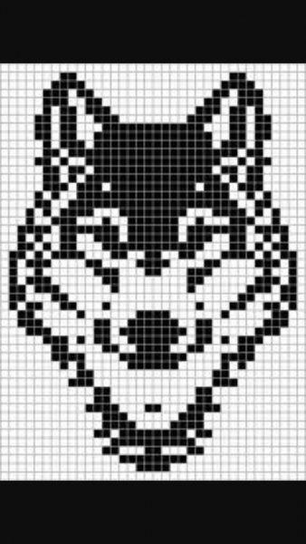 Волк орнамент