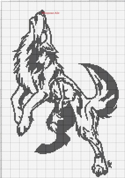 Рисунки по клеточкам сложные