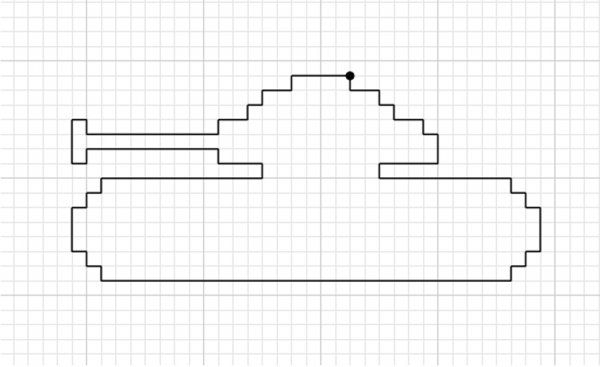 Клеточный диктант