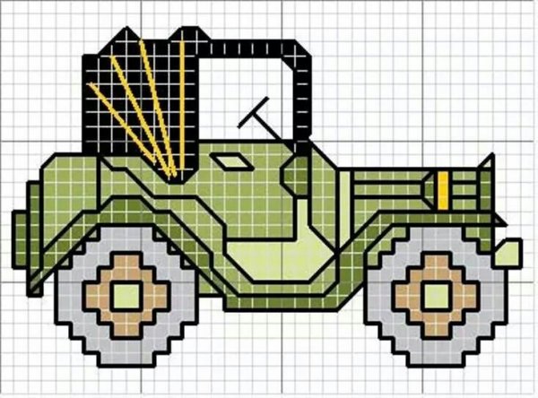Танк по клеткам