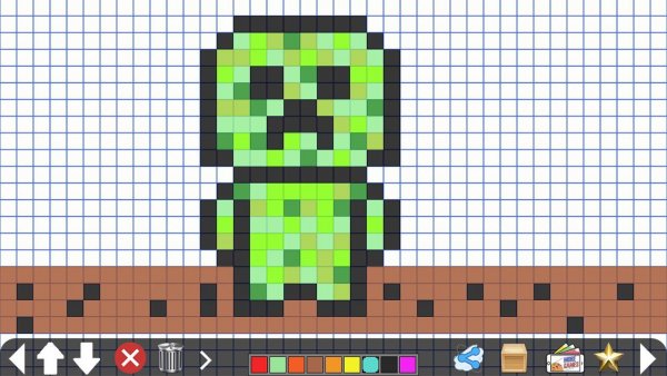 Амонг АС по клеточкам