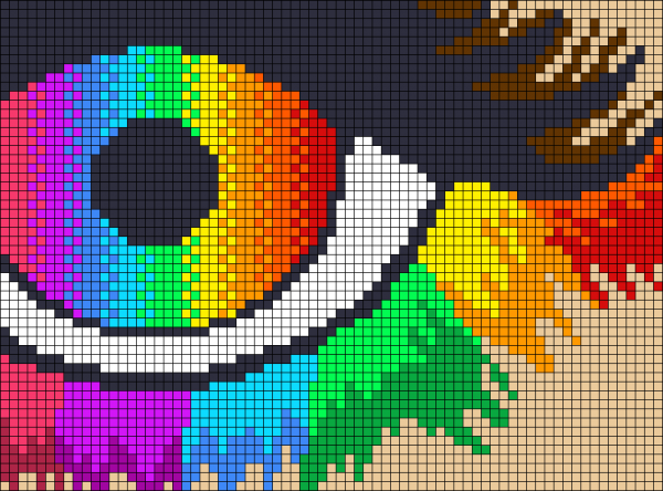 Сложные рисунки по клеточ