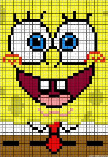 Рисунки в клеточку