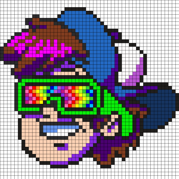 Pixel Art Гравити Фолз