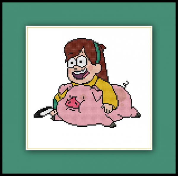 Вышивка крестом Гравити Фолз схемы