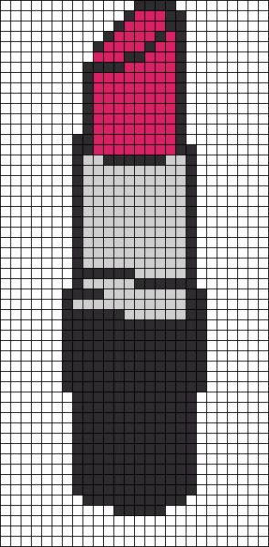 Рисование по клетка косметика