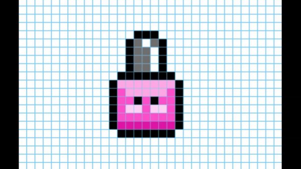 Рисунки по клеточкам маленькие и красивые косметика