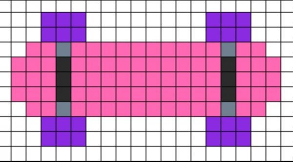 Рисунки по клеточкам маленькие
