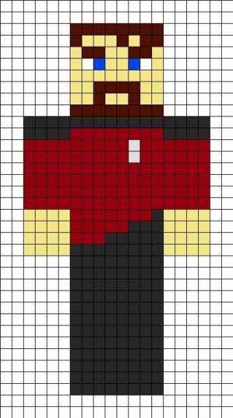 Рисунки по клеткам из МАЙНКРАФТА