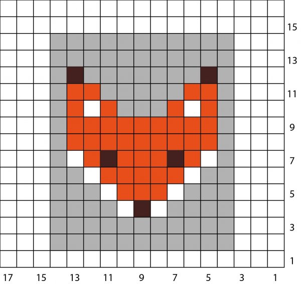 Жаккард лисички