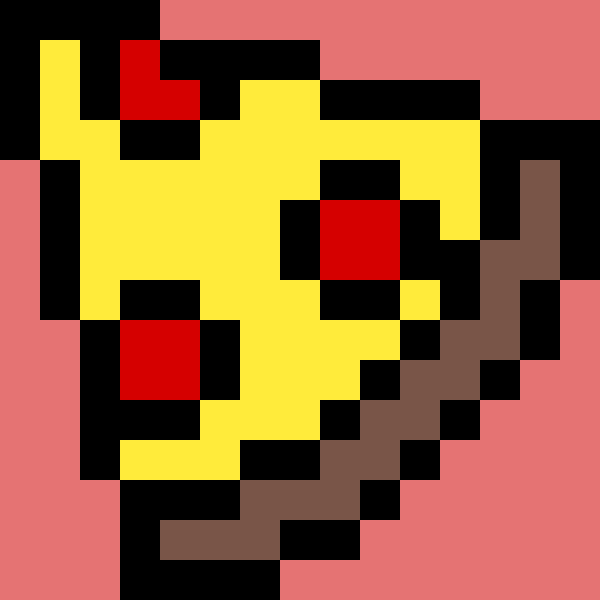 Пицца по клеточкам