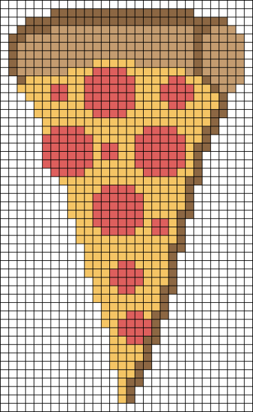 Рисование по клеточкам еда маленькие