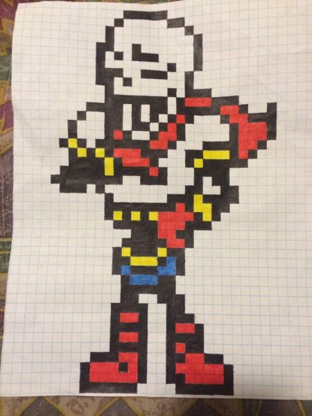 Вышивание крестиком андертейл