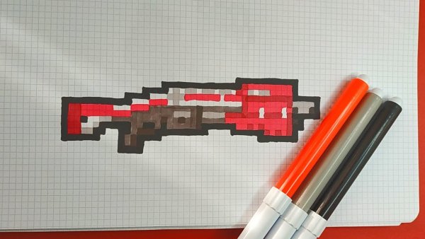 Пиксельные рисунки Fortnite