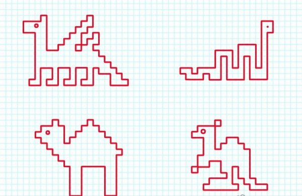 Рисование по клеткам для детей