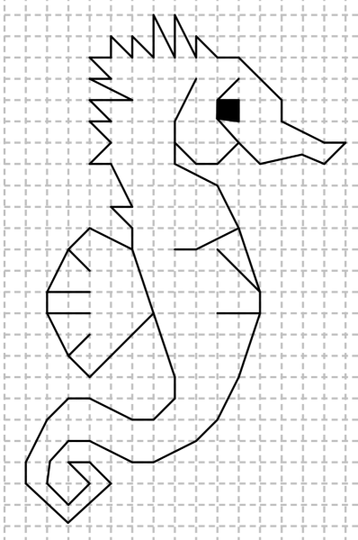 Рисование по клеточкам сложное для детей