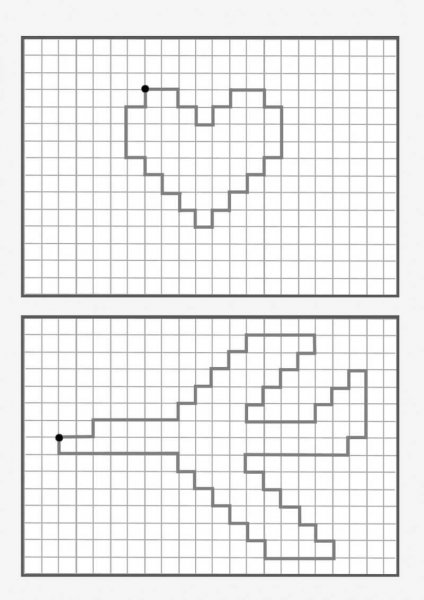Задание для дошкольников математический диктант