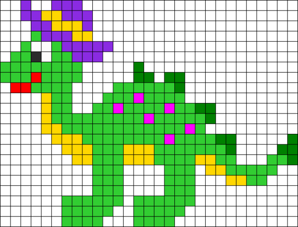 Рисунки по клеточкам для детей цветные