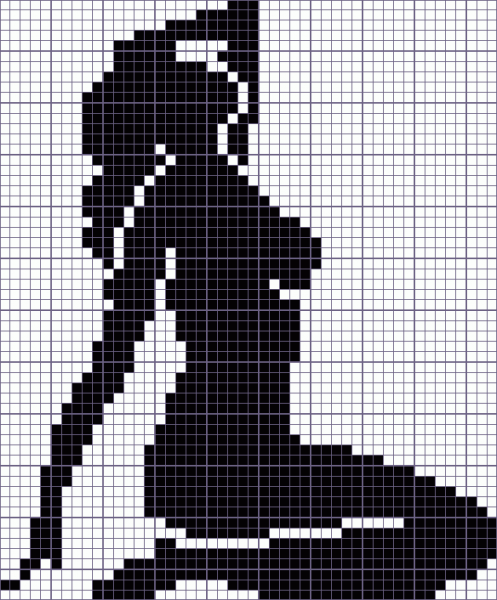 Рисование по клеткам для девочек