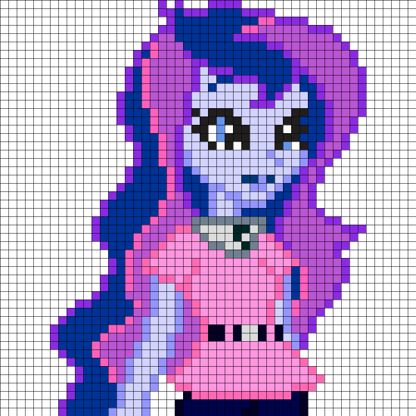 Рисование в клеточку для девочек