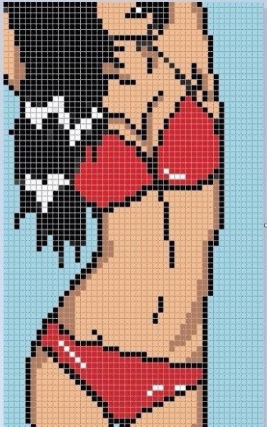 Девочка по клеточкам